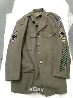Original WWII WW2 US Army Air Corps USAAF Officers Tunic Jacket
