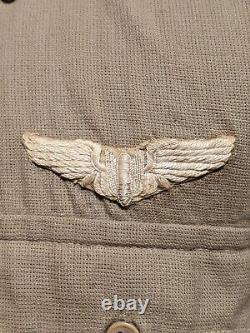 Original Ww2 10th Usaaf Us Army Air Forces Flying Tiger Canvas Brown Jacket