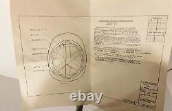 Original Ww2 Army Air Forces M-3 Flak Helmet Unissued With Document