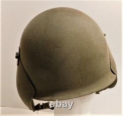 Original Ww2 Army Air Forces M-3 Flak Helmet Unissued With Document