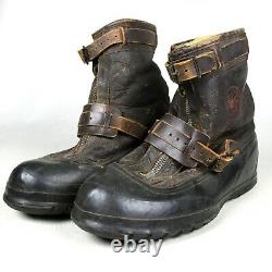 Original Ww2 Usaaf Army Air Forces Winter Flying Flight Type A-6a Boots Size XL