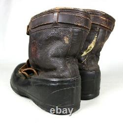 Original Ww2 Usaaf Army Air Forces Winter Flying Flight Type A-6a Boots Size XL