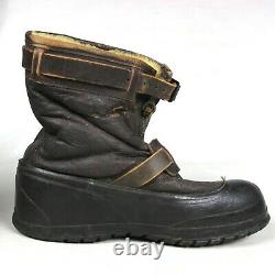 Original Ww2 Usaaf Army Air Forces Winter Flying Flight Type A-6a Boots Size XL