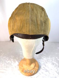 Original Wwii Us Army Air Force A-11 Leather Flight Helmet