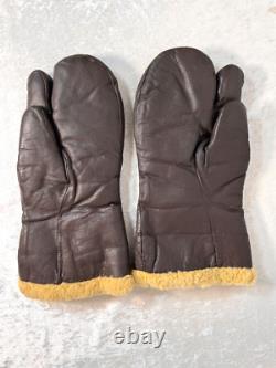Original Wwii Us Army Air Force A-9 Flying Leather Gloves