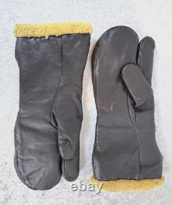 Original Wwii Us Army Air Force A-9 Flying Leather Gloves Pair