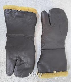 Original Wwii Us Army Air Force A-9 Flying Leather Gloves Pair