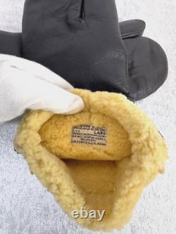 Original Wwii Us Army Air Force A-9 Flying Leather Gloves Pair