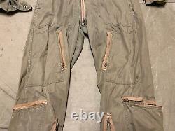 Original Wwii Us Army Air Force Corp Aaf Type K-1 Summer Flying Suit-40r