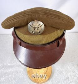 Original Wwii Us Army Air Force Enlisted Crusher Visor Cap By Flight Ace Original Wwii Us Army Air Force Enlisted Crusher Visor Cap By Flight Ace