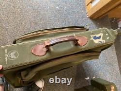 Original Wwii Us Army Air Force Type B-4 Clothing Carry Cas Bag-named