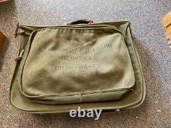 Original Wwii Us Army Air Force Type B-4 Clothing Carry Cas Bag-named
