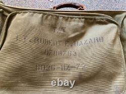 Original Wwii Us Army Air Force Type B-4 Clothing Carry Cas Bag-named