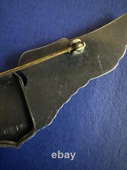 Original Wwii Us Army Air Forces Rare Juarez Sterling Pilot Wings