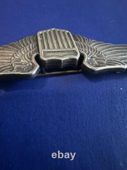 Original Wwii Us Army Air Forces Rare Juarez Sterling Pilot Wings