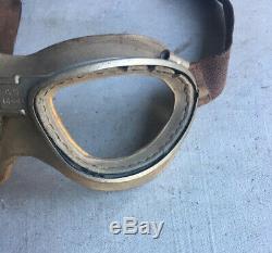 Original Wwii Usaaf Flying Flight Goggles Type An-6530 Us Army Air Forces Pilot