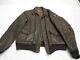 Original vintage WWII US Army Air Corps leather A-2 flight jacket