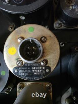 P-51D Mustang Cockpit Instrument Panel with14 0riginal Gauges WWII Army Air Force