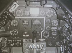 P-51D Mustang Cockpit Instrument Panel with14 0riginal Gauges WWII Army Air Force