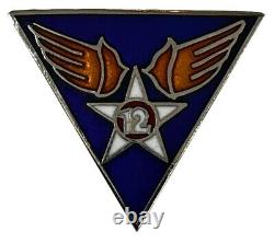 Pack of 50 WWII US Army 12th Air Force Motorcycle Hat Cap Lapel Pin M-168