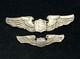 Pair WWII Sterling Army Air Forces Pilot Wings Badge by Balfour RARE 3 2