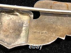 Pair WWII Sterling Army Air Forces Pilot Wings Badge by Balfour RARE 3 2