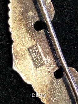 Pair WWII Sterling Army Air Forces Pilot Wings Badge by Balfour RARE 3 2