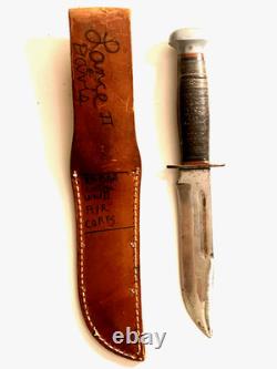 Pal RH36 U. S. WWII Army Air Corps Survival Knife & Sheath with Personal Province