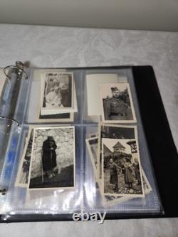 Photo Album with Original Vintage WWII German Photos 120 Plus Army Navy Air