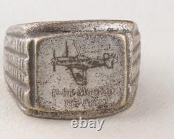 Pilots signet Air force P-51 Mustang US Army WWII Aviation WW2 Silverplated bron