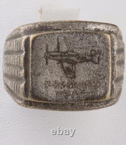Pilots signet Air force P-51 Mustang US Army WWII Aviation WW2 Silverplated bron