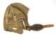 Pre WWII 1920s-30s US Army Air Corps Navy Cloth Flight Helmet w Gosport Fittings