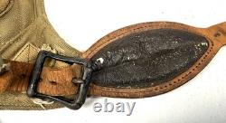Pre WWII 1920s-30s US Army Air Corps Navy Cloth Flight Helmet w Gosport Fittings