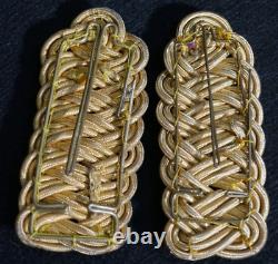 Pre-WWII Royal Netherlands Army Air Force Officers Dress Shoulder Boards, Rare