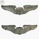 Pre Wwii U. S. Army Air Corps Pilot Wings Badge 3 Size Pin-back Open Catch #118