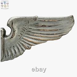 Pre Wwii U. S. Army Air Corps Pilot Wings Badge 3 Size Pin-back Open Catch #118