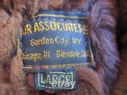 Pre-wwii Us Army Air Corps Air Associates Fur Lined Leather Flight Helmet