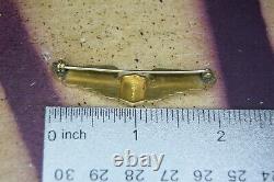 Pristine WW2 Aviator Instructor Wings U. S. Army Air Corps H&H 10k Gold Filled 2