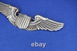 RARE BeverlyCraft WWII Sterling Silver U. S. Army Air Force/ Corps Pilot Aviator