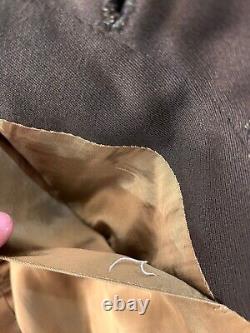 RARE US WW2 WWII Officer Brown Cut Down Ike Jacket AAC Army Air Corps