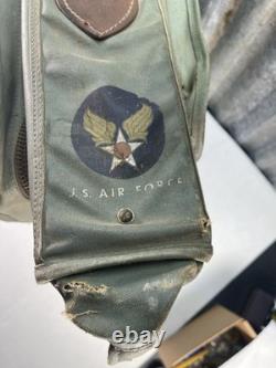 RARE U. S. WWII U. S. Army Air Forces B-4 Flight Bag Garment Bag USAAF