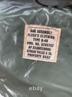 RARE U. S. WWII U. S. Army Air Forces B-4 Flight Bag Garment Bag USAAF