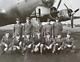 RARE! WW2 US ARMY 8TH AIR FORCE with INTEGRATED GROUND CREW ARMY CENSORED PHOTO
