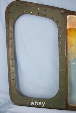 RARE WW2 US Army Air Force B-17G & Later Models Co-Pilots Front Window Original