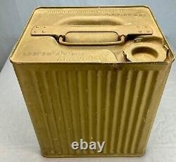 RARE! WW2 United States Army Air Force Empty Aviation Can, NICE! B17/B24