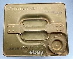 RARE! WW2 United States Army Air Force Empty Aviation Can, NICE! B17/B24