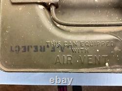 RARE! WW2 United States Army Air Force Empty Aviation Can, NICE! B17/B24