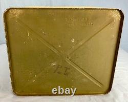 RARE! WW2 United States Army Air Force Empty Aviation Can, NICE! B17/B24