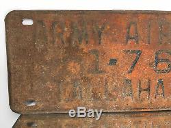 RARE WW2 WWII Tallahassee Army Air Base (Dale Mabry Army Airfield) License Plate