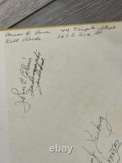 RARE WW2 WWII USAAF US Army Air Force 452nd Bombardment Group Book with SIGNATURES
